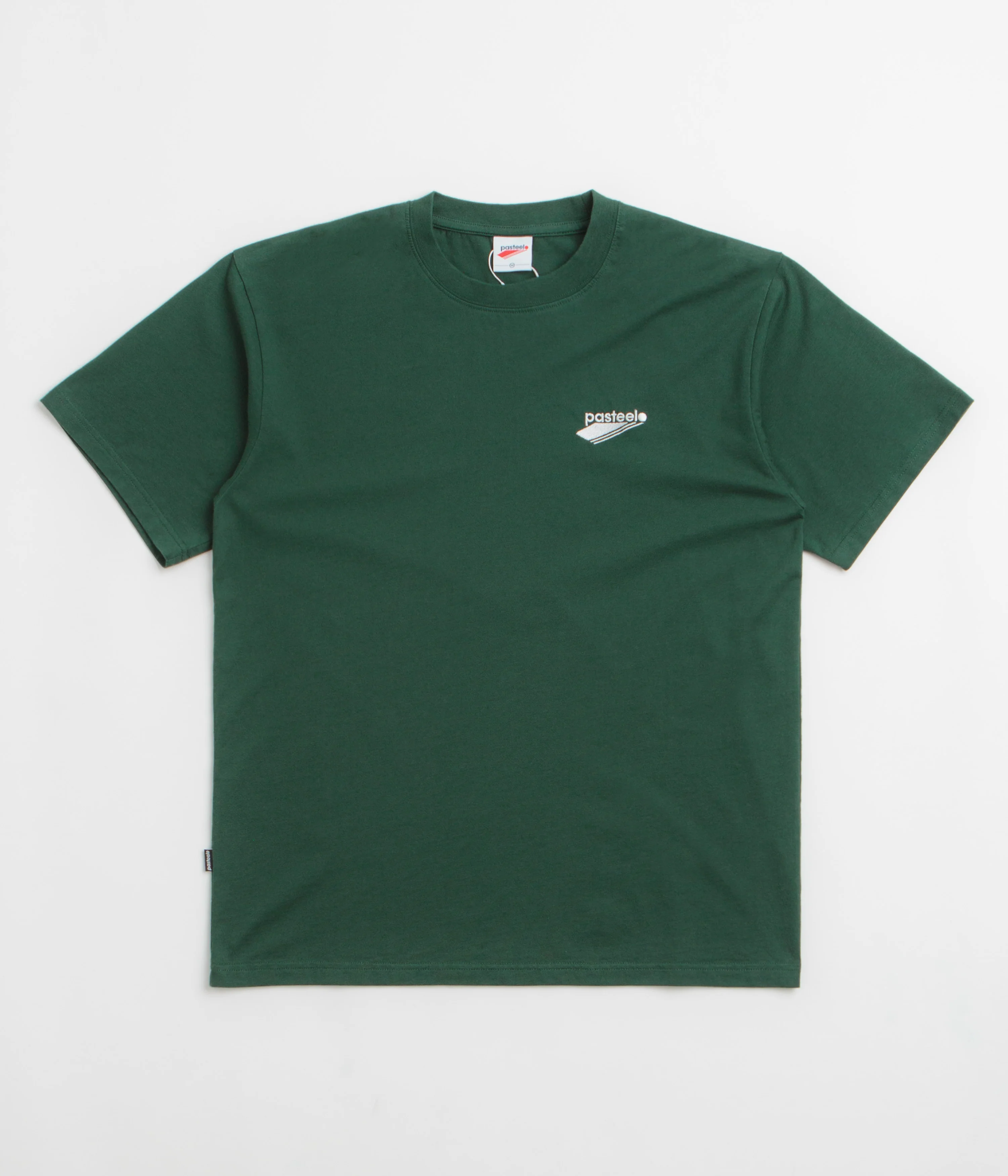Image of Pasteelo Tonal Embroidered O.G. T-Shirt - Dark Forest