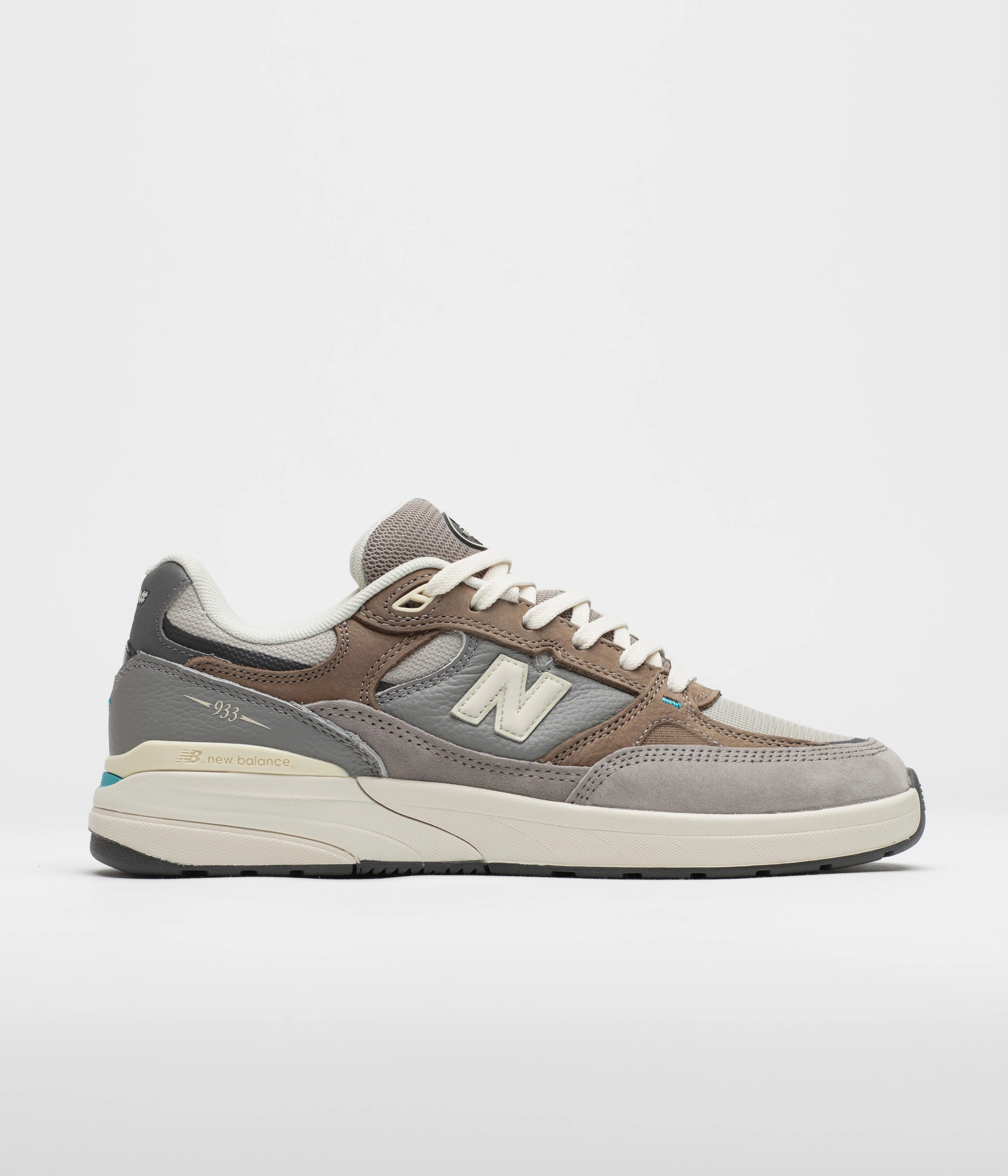 Image of New Balance Numeric 'Grey Days' 933 Andrew Reynolds Shoes - Marblehead