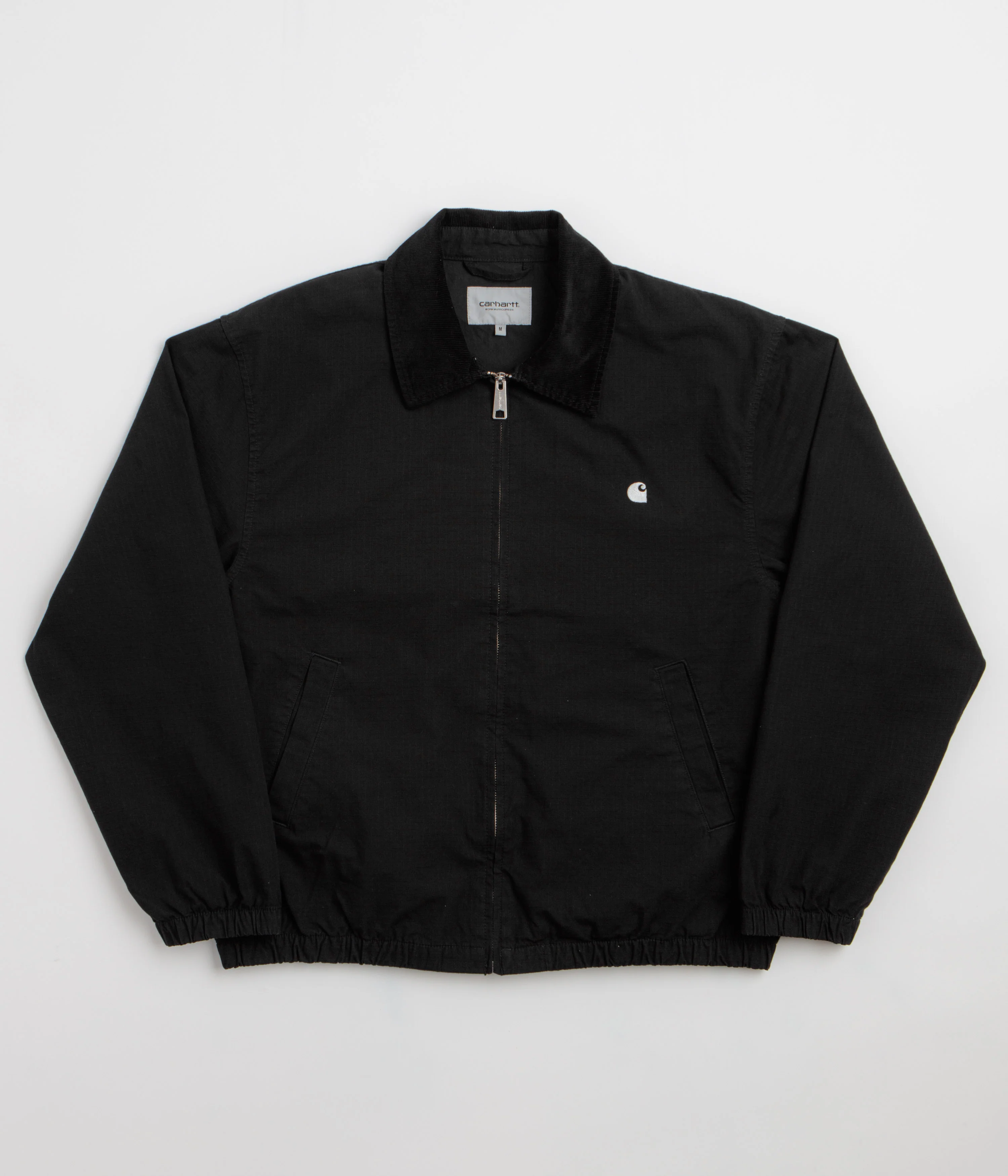 Image of Carhartt Madison Ripstop Jacket - Black / Wax