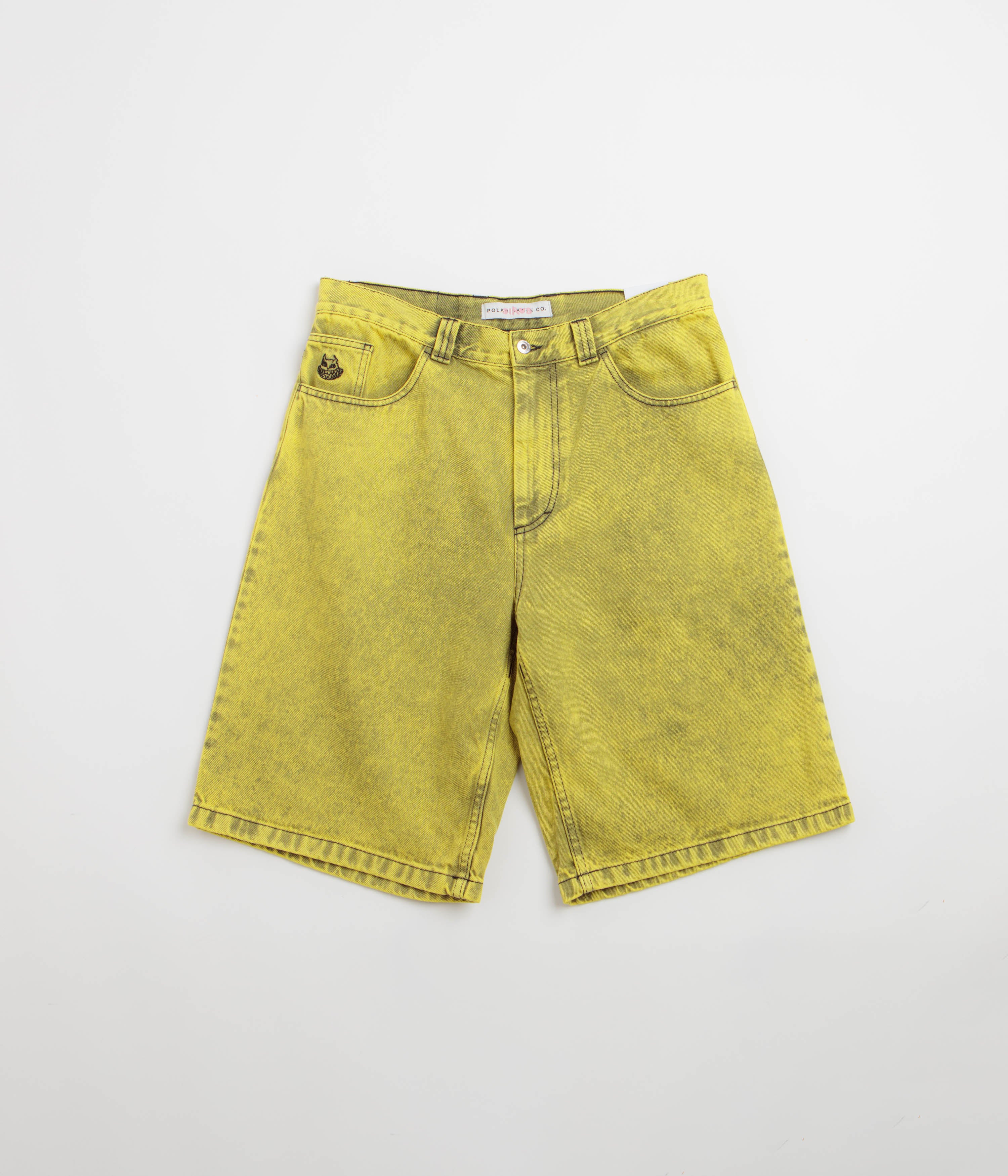 Image of Polar Big Boy Shorts - Lemon Black / Angel Child