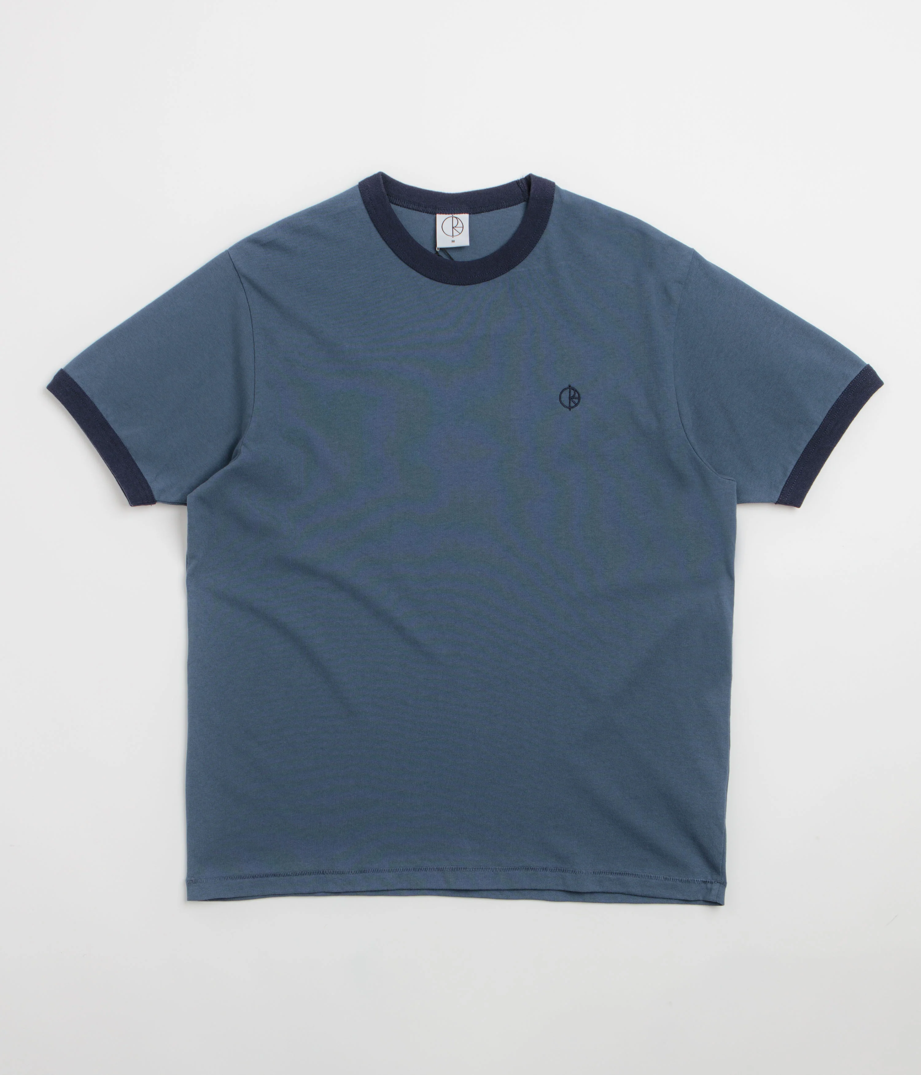 Image of Polar Ringer T-Shirt - Grey Blue / Dark Blue