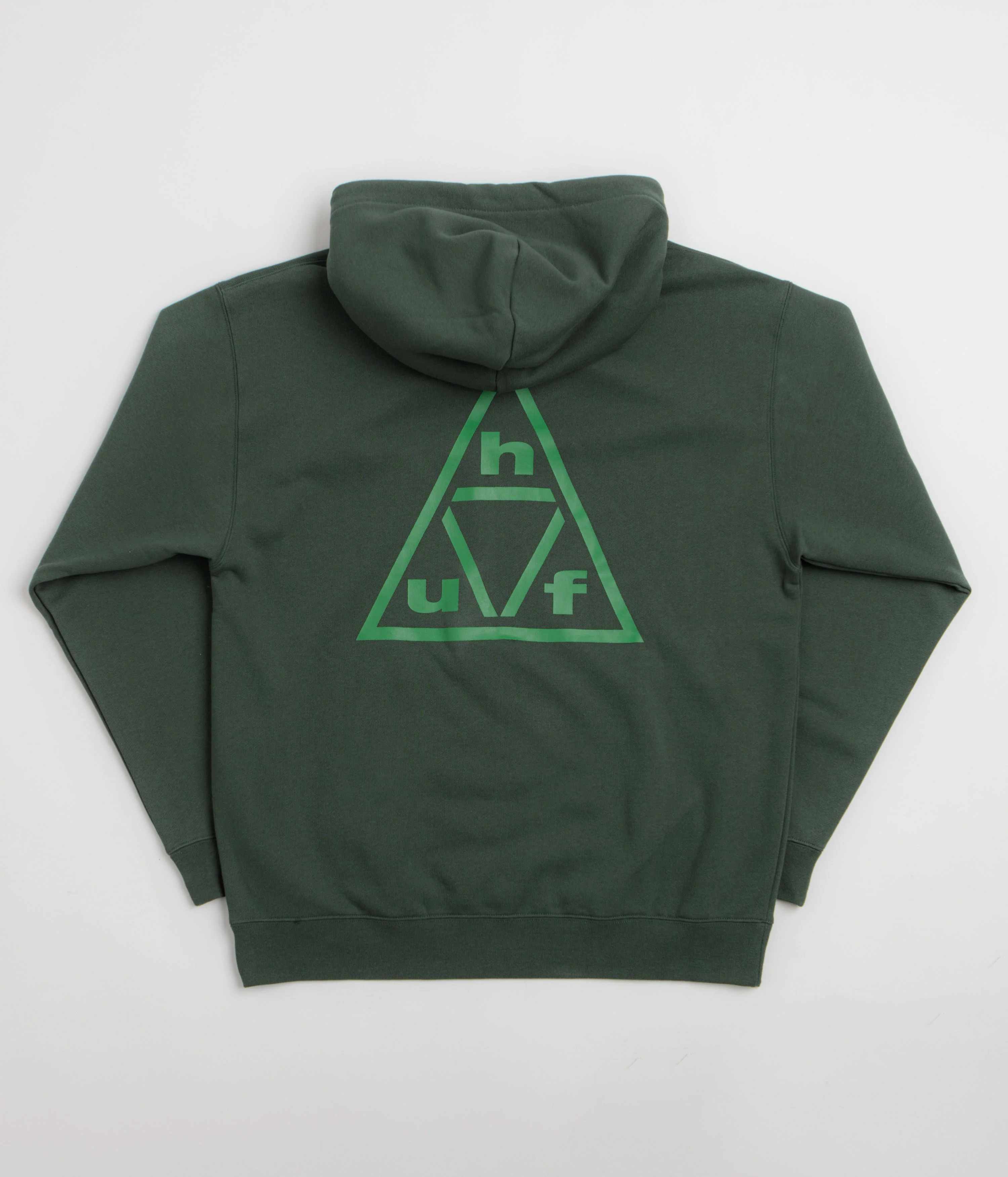 Image of HUF Triple Triangle Hoodie - Forest Green / Green