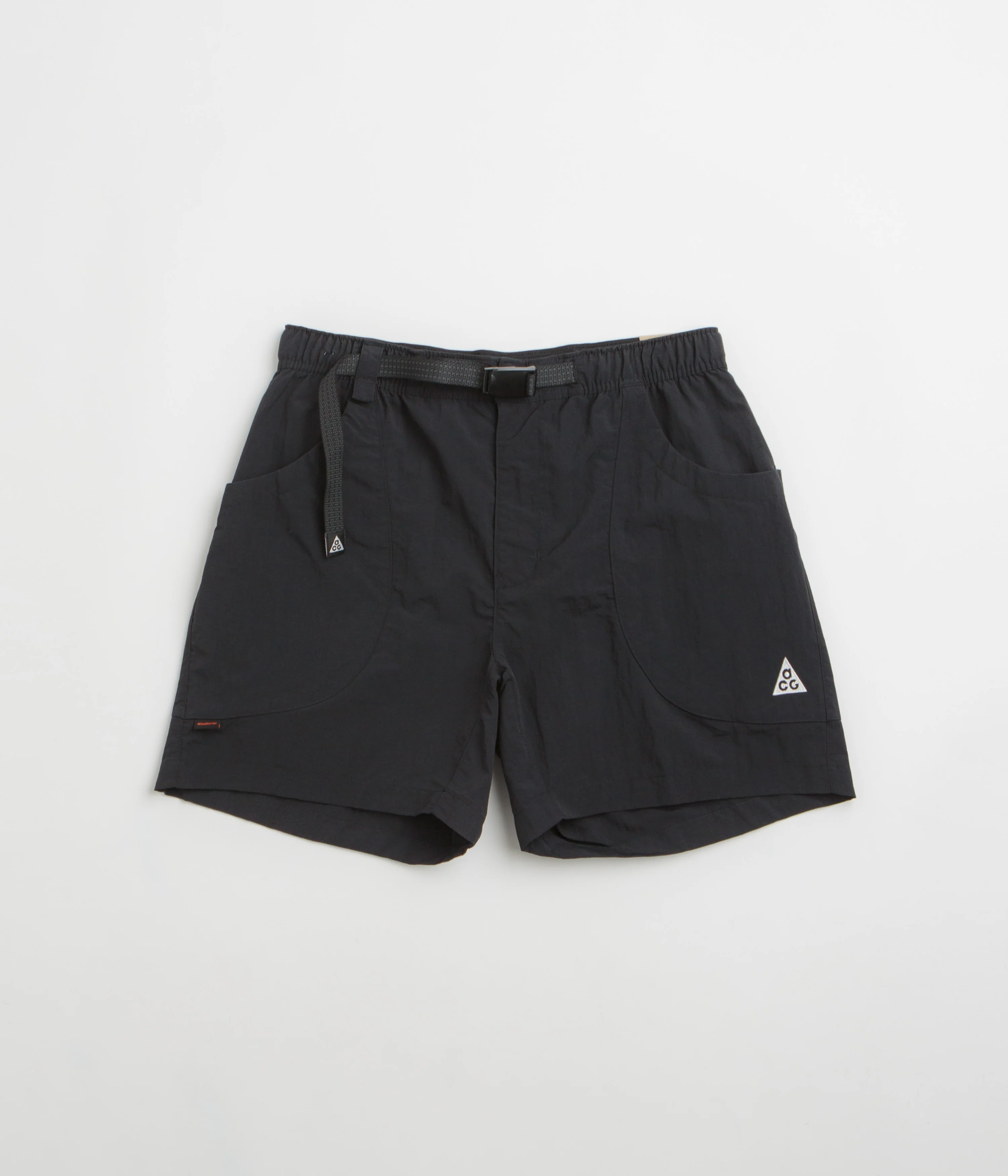 Image of Nike ACG Dolomiti Shorts - Black / Black / Summit White