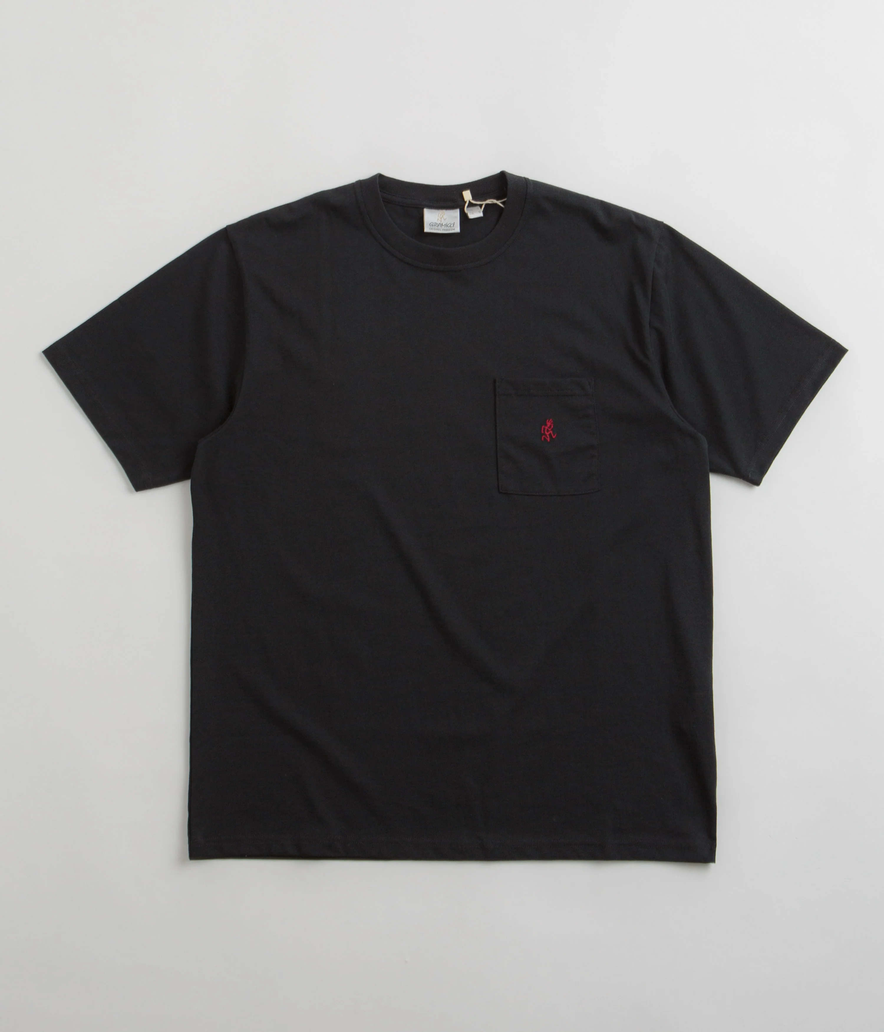 Image of Gramicci One Point T-Shirt - Vintage Black / Red