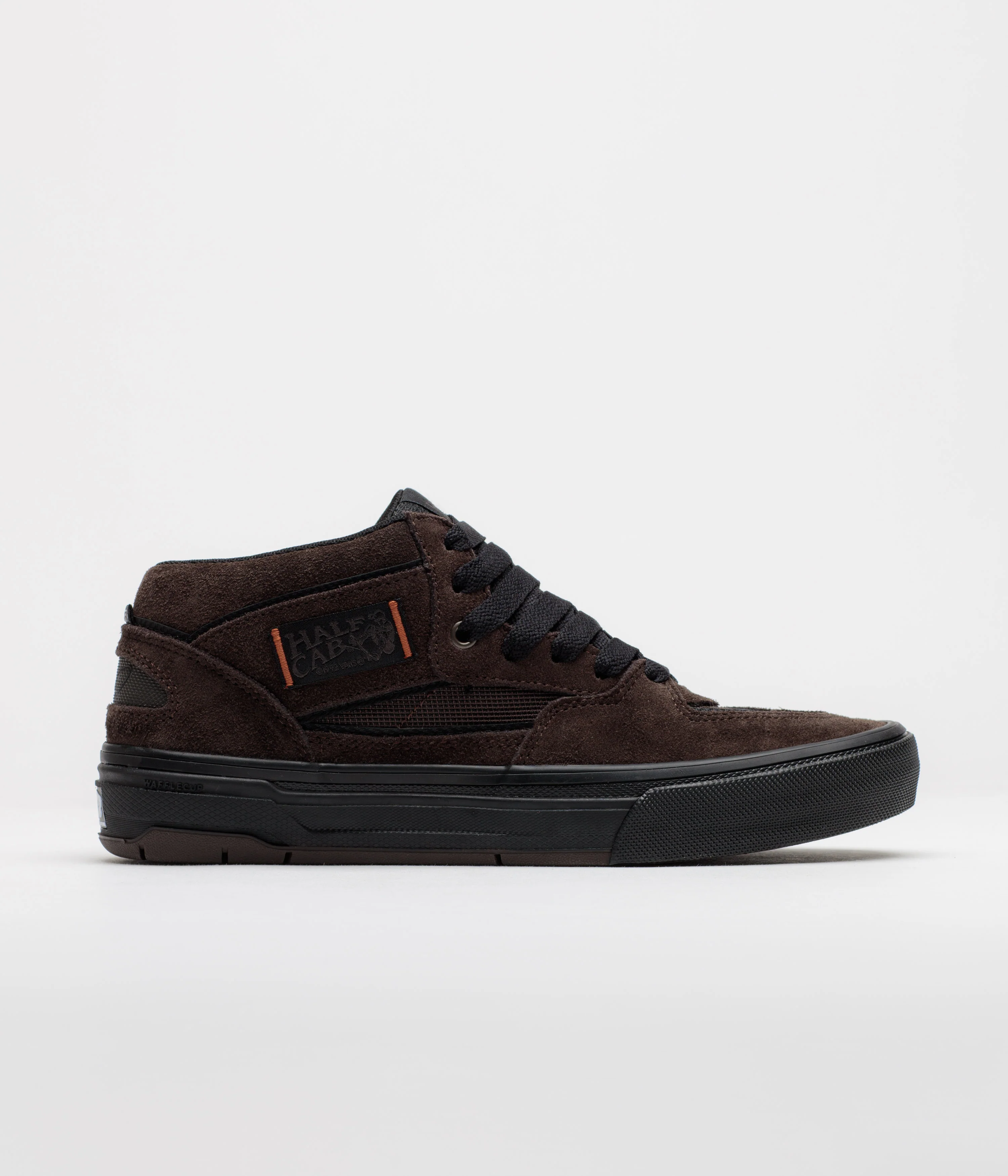 Image of Vans Skate Half Cab Wafflecup Shoes - Rizzo Brown / Black