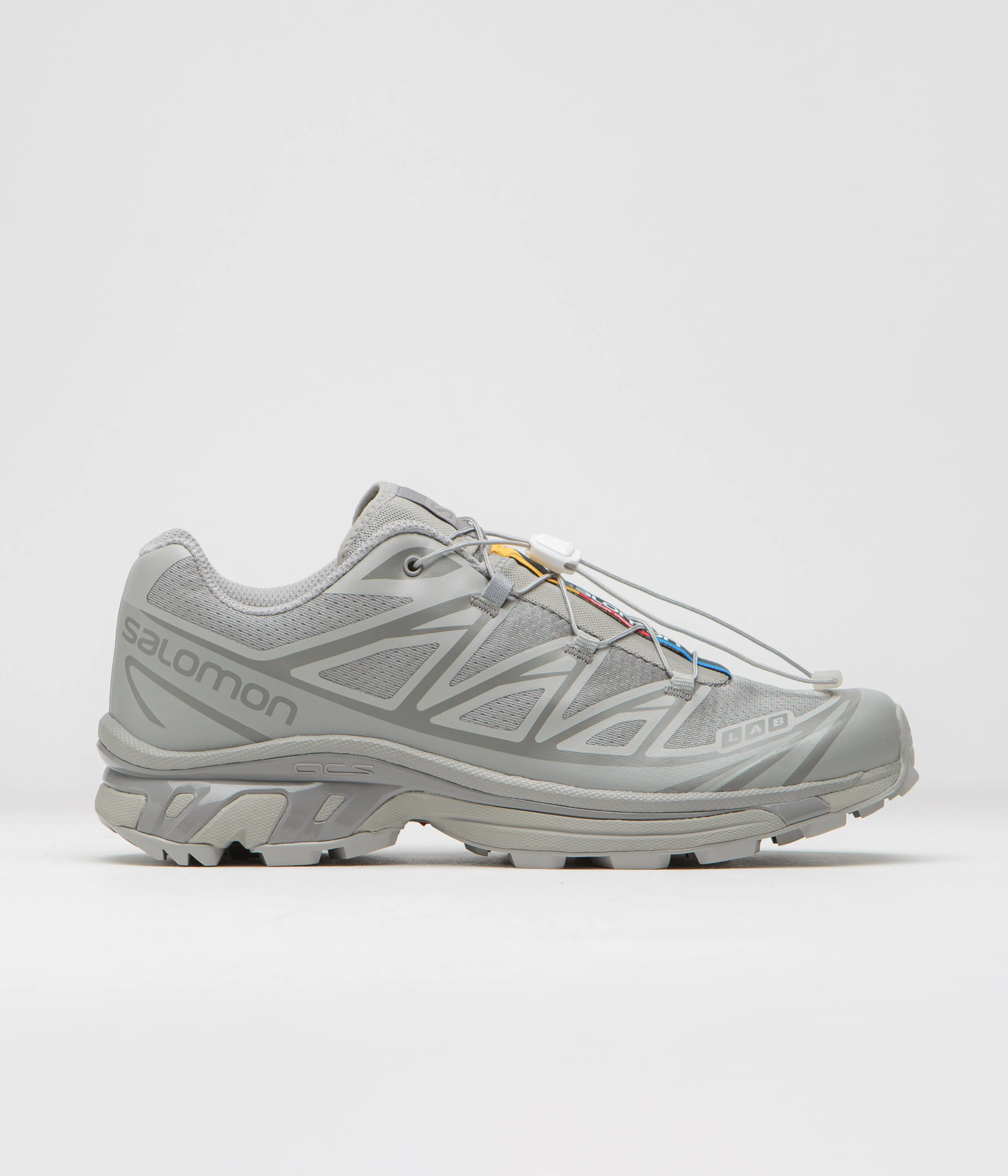 Image of Salomon XT-6 Shoes - Ghost Gray / Ghost Gray / Gray Flannel