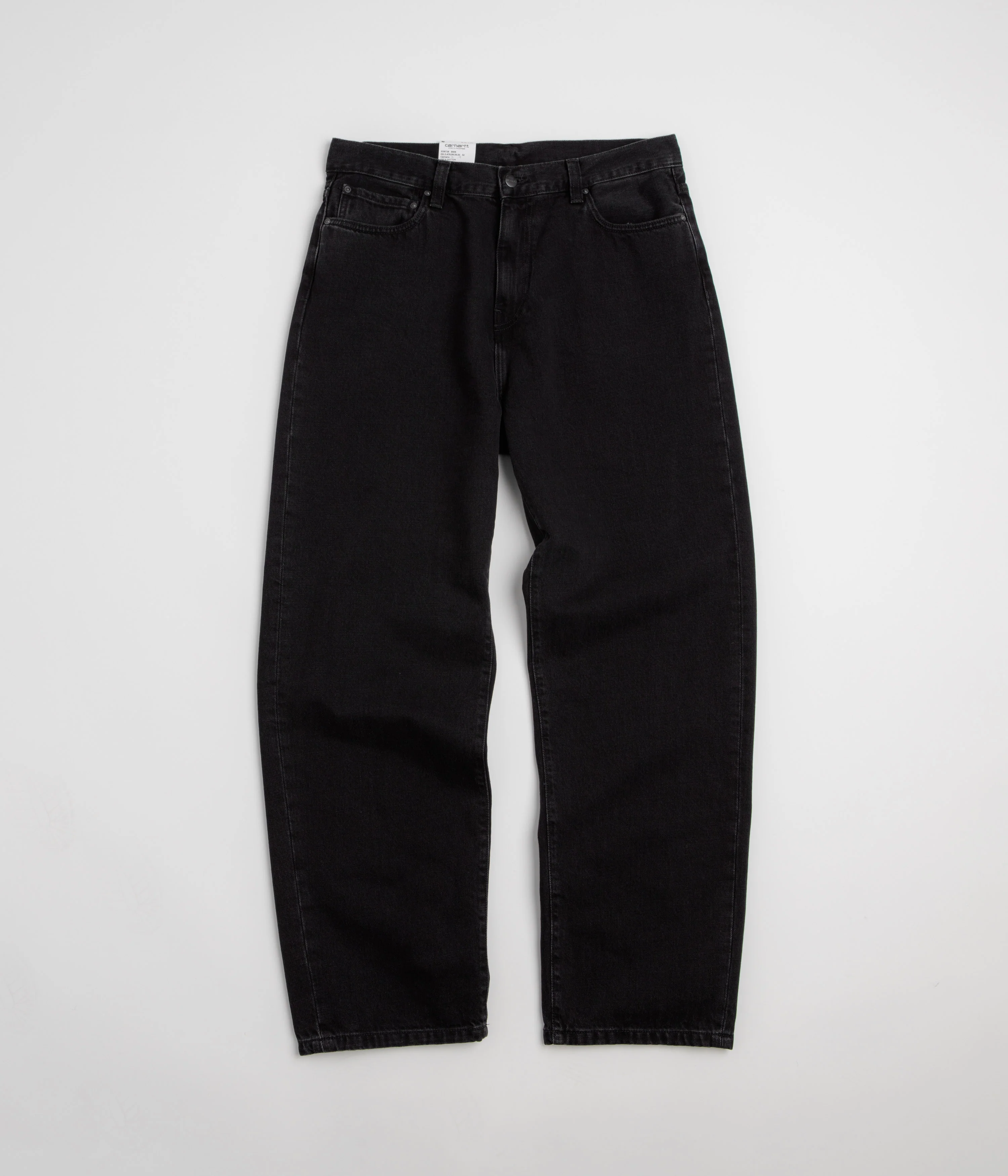 Image of Carhartt Aaron Pants - Black Stone Washed