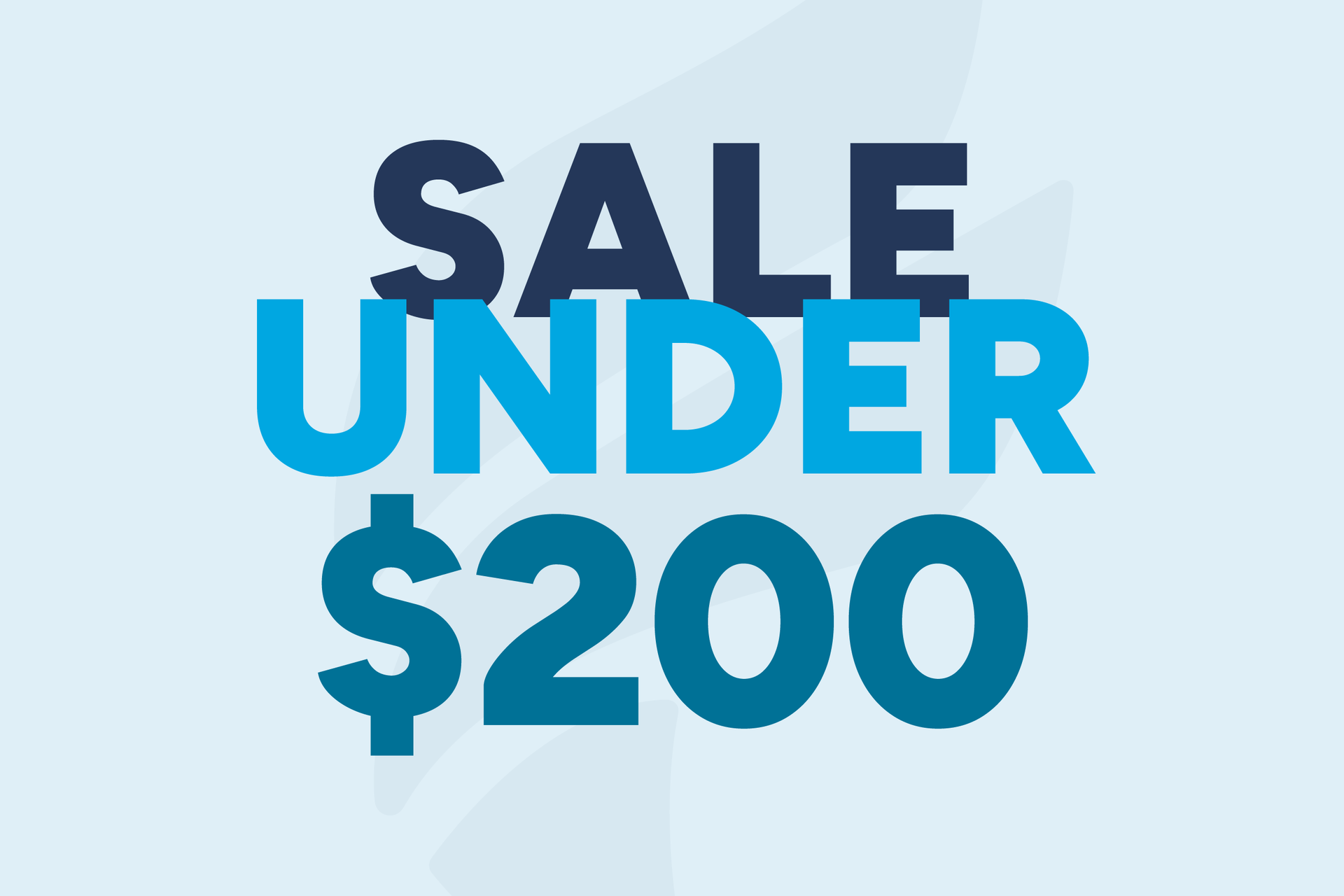 Sale under $200