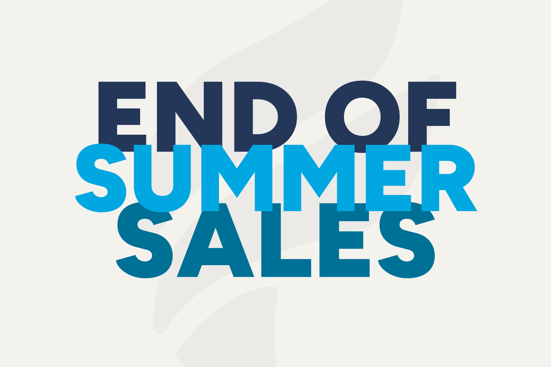 End of Summer Sales