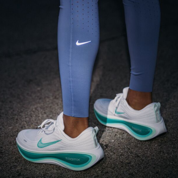 Woman wearing Nike shoes