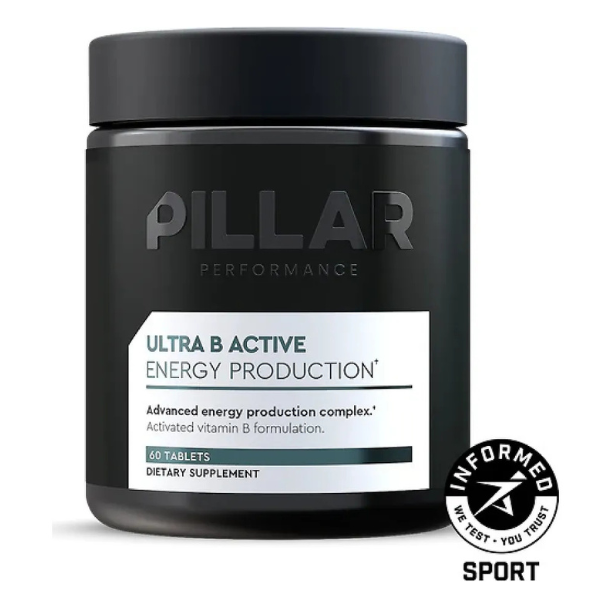 PILLAR Performance Ultra B Active Energy Production - 60 tablets