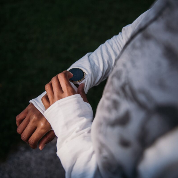 Woman wearing a watch