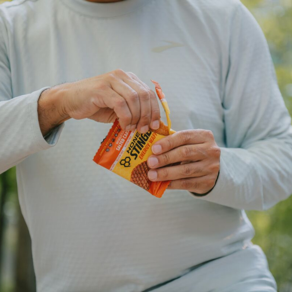 Man holding nutrition