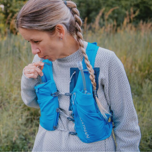 Woman wearing a pack