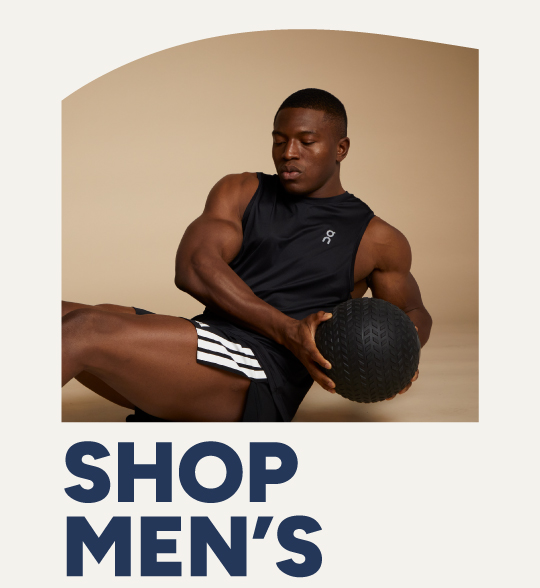 Man working out with a medicine ball