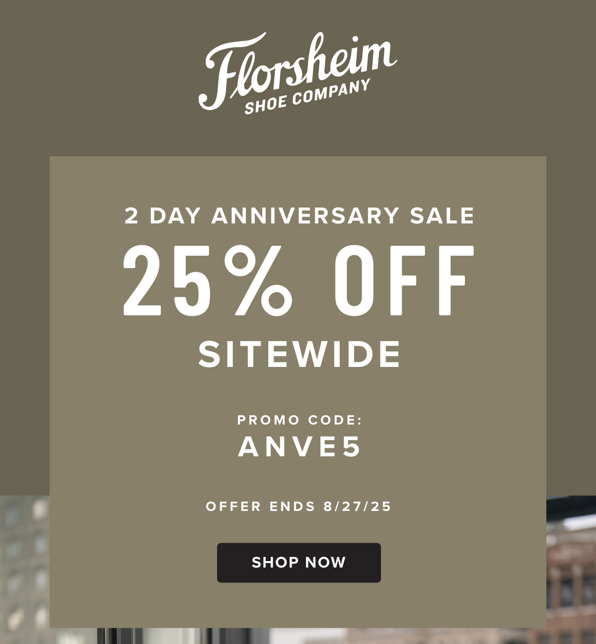 Take 25% off sitewide with promo code ANVE5. Display images to learn more.
