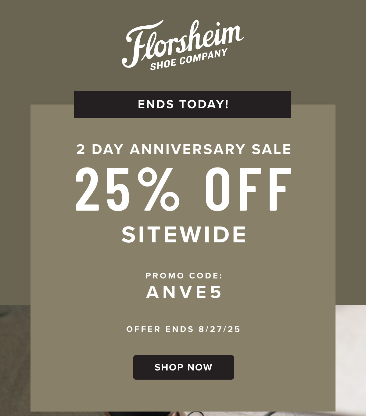 Take 25% off sitewide with promo code ANVE5. Display images to learn more.
