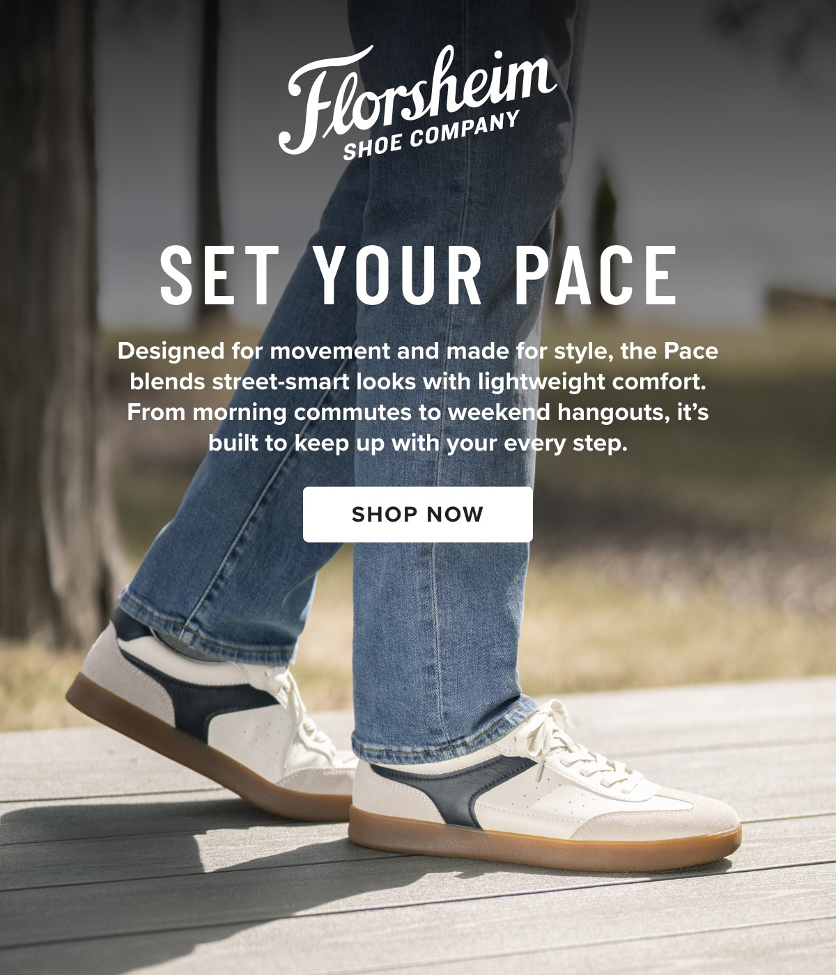 Pace blends street-smart looks with lightweight comfort. Display images to learn more.