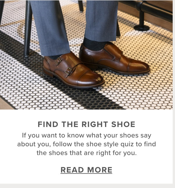 Find the right shoe