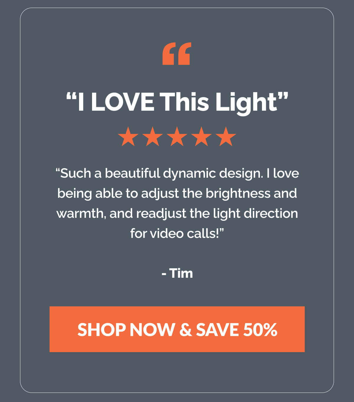 5-star customer review