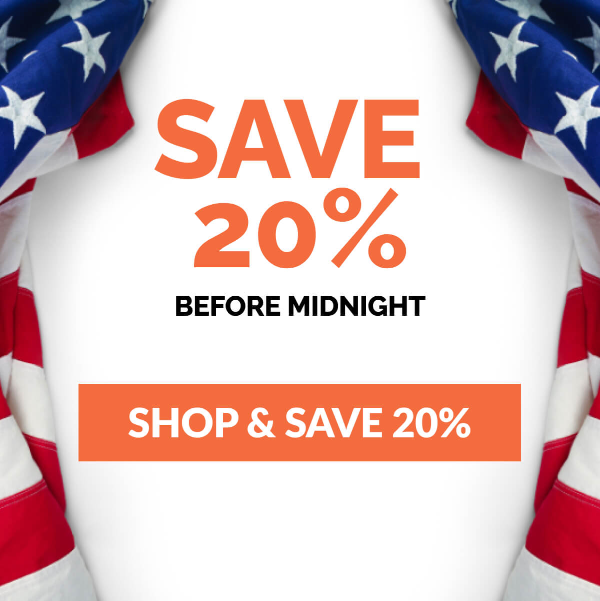 SAVE 20% BEFORE MIDNIGHT