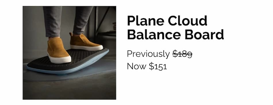 Plane Cloud Balance Board