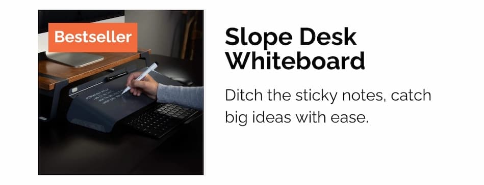 Slope Desk Whiteboard