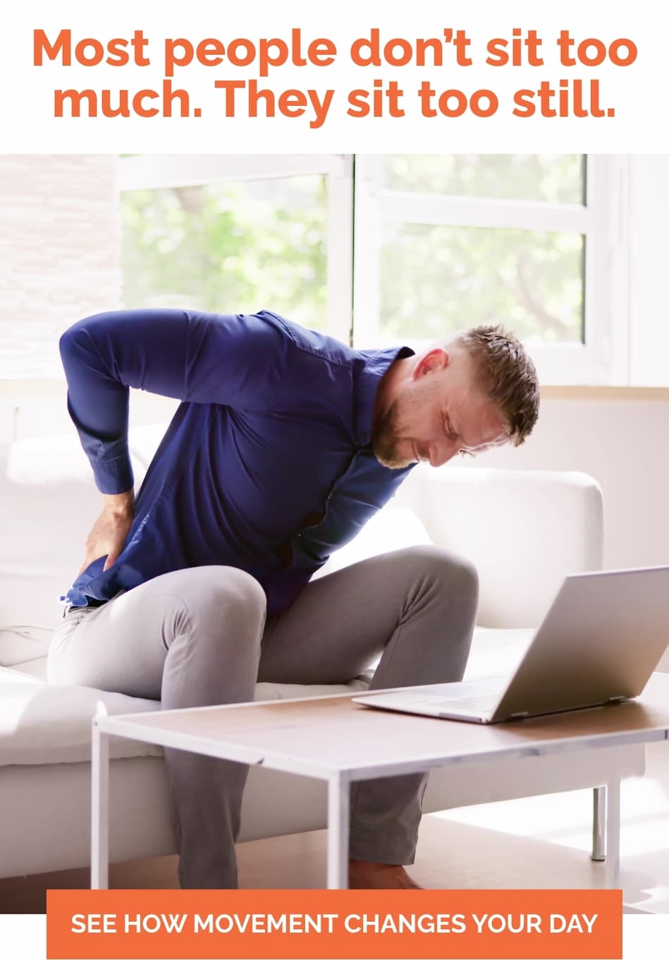 Most people don't sit too much. They sit too still.