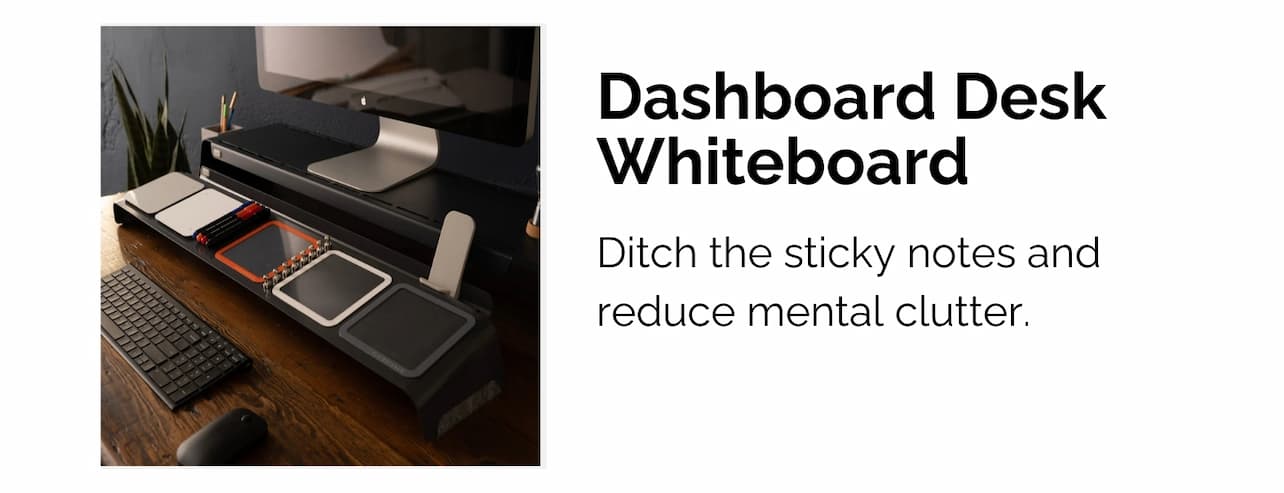 Dashboard Desk Whiteboard