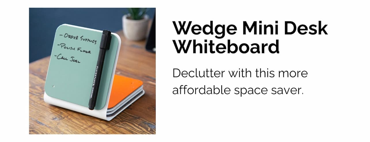 Wedge Mini Desk Whiteboard