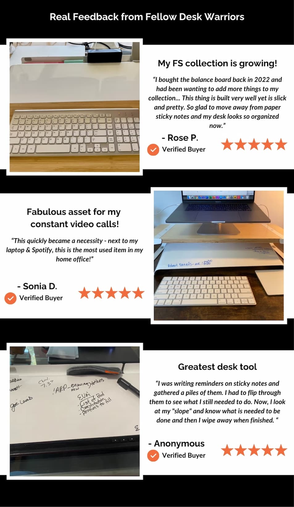 Real Feedback from Fellow Desk Warriors