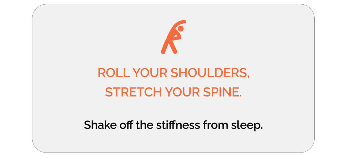 ROLL YOUR SHOULDERS