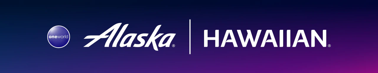 oneworld. Alaska®. Hawaiian®.