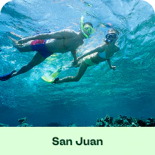 San Juan beach and old town