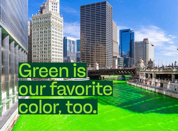 Green is our favorite color, too.