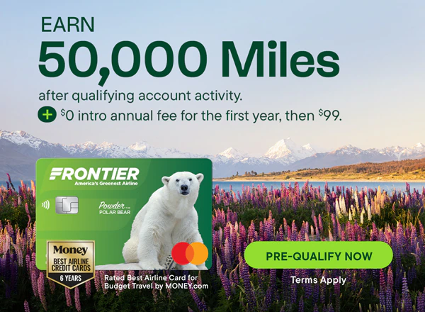 Earn 50,000 miles after qualifying account activity? + $0 intro annual fee for the first year, then $99? Pre-qualify now Terms apply