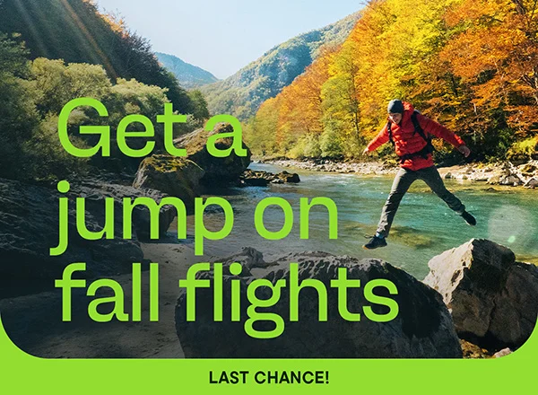 Get a jump on fall flights