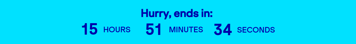 Hurry, this sale ends on July 24 at 11:59 p.m. Eastern time.