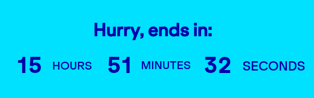 Hurry, this sale ends on July 24 at 11:59 p.m. Eastern time.