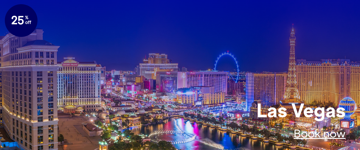JFK to LAS. Click here to see flights.