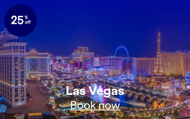 JFK to LAS. Click here to see flights.