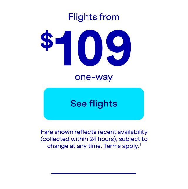 Not seeing a low fare? Well take you there. Click here to see low fares.
