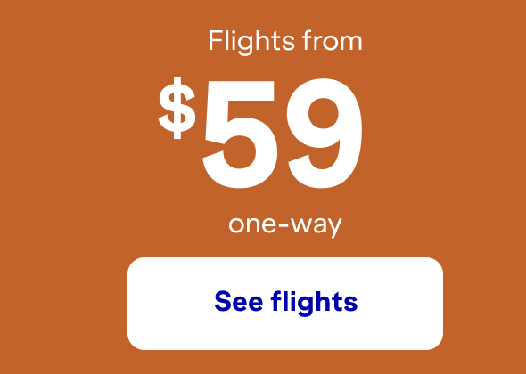 Flights from $59 one-way. Price shown: JFK to RSW.