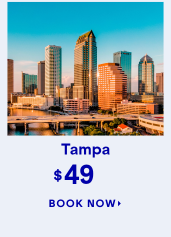 LGA to TPA flights starting at 49 one-way. Click here to book now.