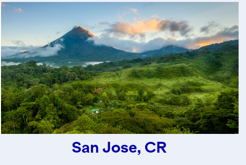 JFK to SJO flights starting at 79 one-way. Click here to book now.