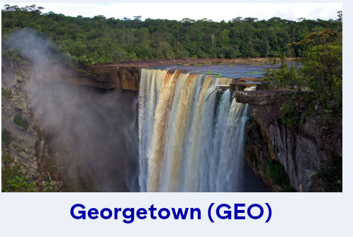 JFK to GEO flights starting at 139 one-way. Click here to book now.