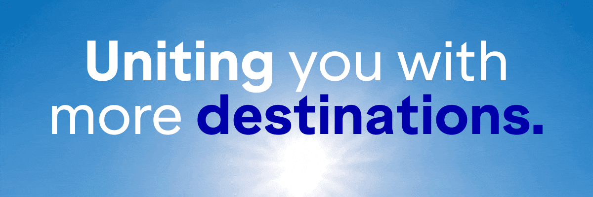 Uniting you with more destinations, more ways to earn, more ways to redeem and more reasons to love JetBlue.
