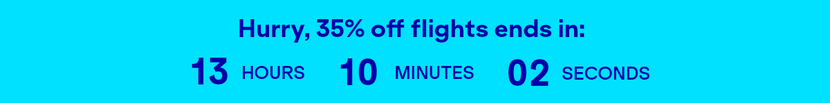 Hurry, 35% off flights ends on December 3, 2025 at 11:59 p.m. ET.