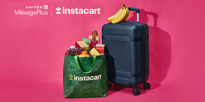 United and Instacart Team Up to Bring Loyalty Members More Rewards and More Convenience, Including $0 Delivery Fees (PRNewsfoto/United Airlines)