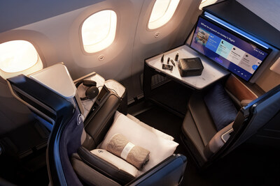 United begins selling tickets for United Polaris Studio℠ suites.